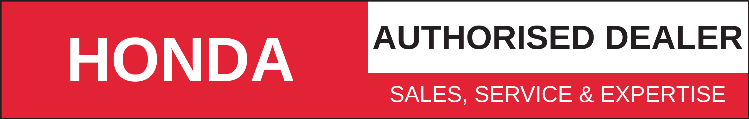 Honda Authorised Dealer